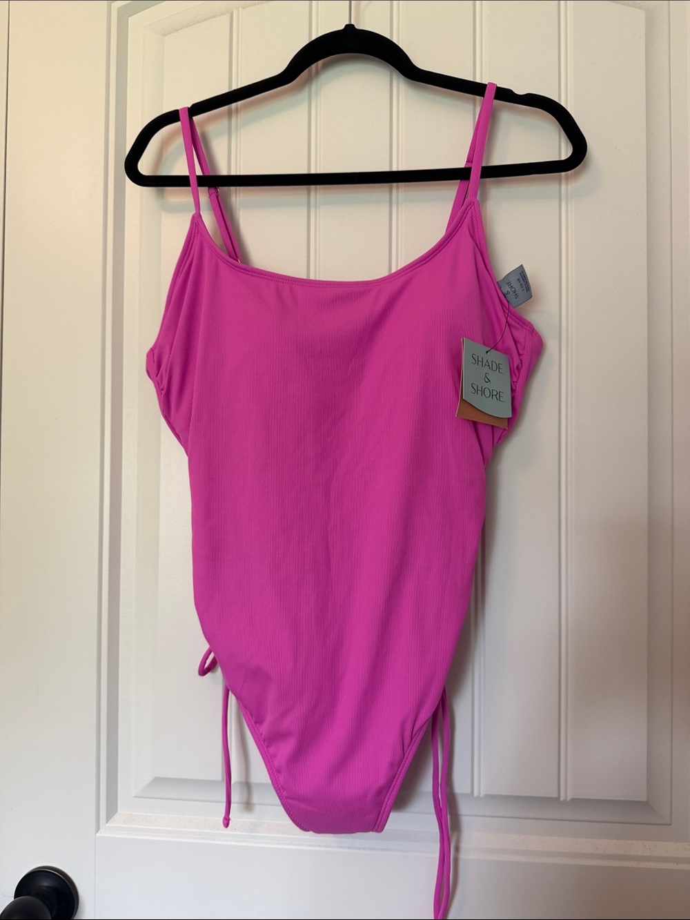 Shade & Shore Vibrant Pink One-Piece Swimsuit